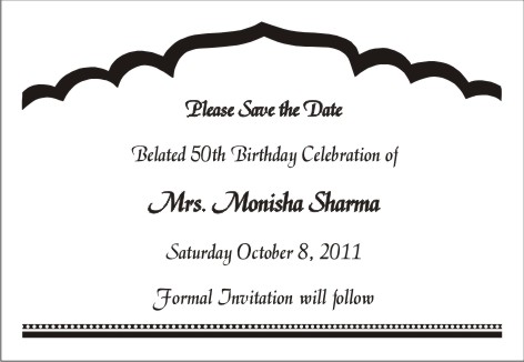 Save the date card 7 - Parekh Cards